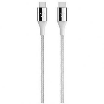 Belkin Premium Duratek Kevlar USB-C to USB-C Cable, 1.2m, Silver