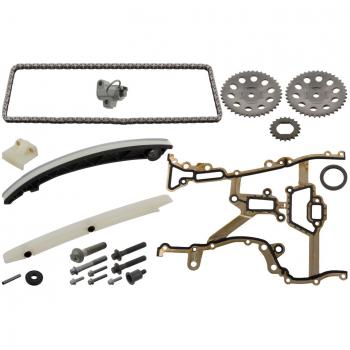 Kit de cadena de distribución FEBI BILSTEIN 49689 para Opel Corsa, Agila, Astra y Meriva, con recubrimiento TRITAN®