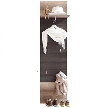 trendteam smart living Muebles Panel de ropa, Roble, Marrón, 50 X 191 X 26 cm