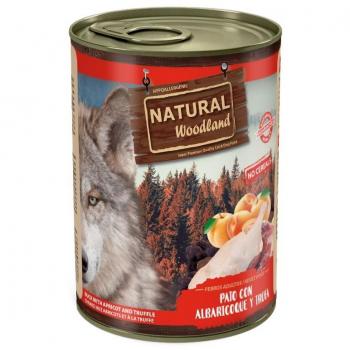 Natural Woodland Pato con Albaricoque y Trufa 400 GR