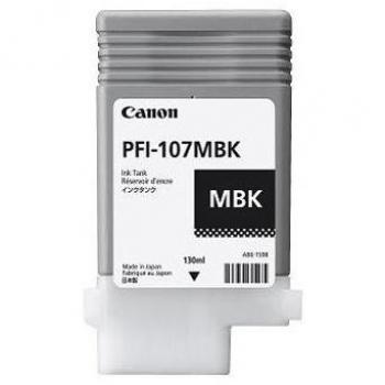 Canon PFI-107MBK Ink Cartridge, Original Matte Black, 130ml for Canon iPF680/685/780/785