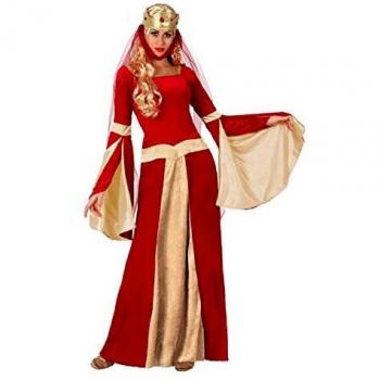 Disfraz de Dama Medieval Roja para Adultos XL