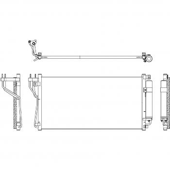 Hella  8FC 351 304-731 condensador