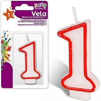 Vela N°1 Fiesta Mejores Productos