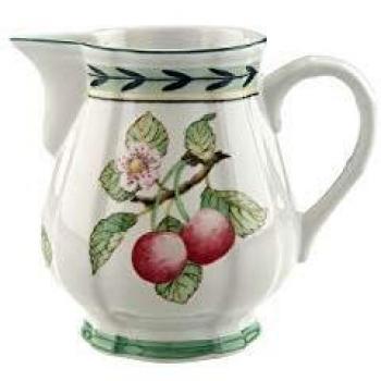 Villeroy & Boch French Garden Fleurence Milk Jug, 250 ml, Premium Porcelain, White/Multicoloured