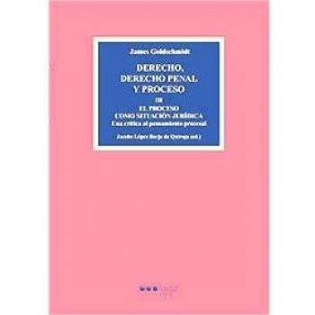 Derecho, derecho penal y proceso. Tomo III: El proceso como situación jurídica