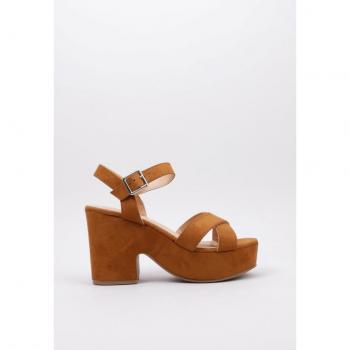 Krack Core SUELMA Sandalia De Plataforma mujer Camel 41