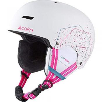 Cascos Esquí alpino Cairn Casco Junior Darwin Blanco, tamaño M: 55/56 cm, color Spray Blanco