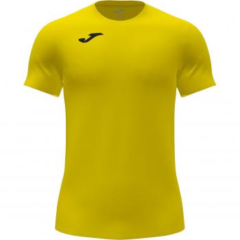 Joma Record II Short Sleeve Running T-Shirt for Men - Yellow