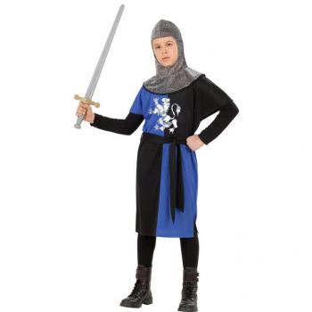 Disfraz de Guerrero Medieval Azul para niño