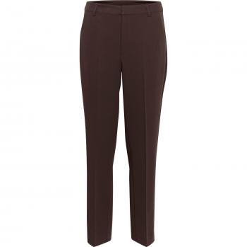 KAFFE Sakura HW Women's High-Waisted Zip-Up Chinos with Straight-Leg Cut