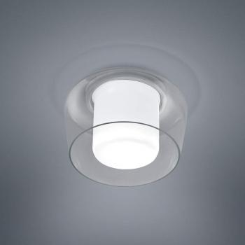 Plafoniera exterior Canio de vidrio transparente E27