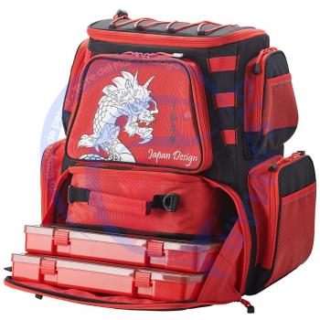 Mochila KALI KUNNAN Saidai Back Pack Japón Roja, características: diseño japonés, capacidad para laptop, múltiples compartimentos, material resistente al agua, correas ajustables y acolchadas