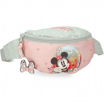 Riñonera Minnie Mouse Wild Nature con diseño de la naturaleza y cinta ajustable