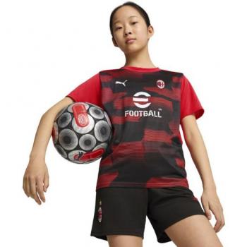 Camiseta Puma AC Milan Prematch Junior 2024/25 - Roja - Unisex - Talla 140