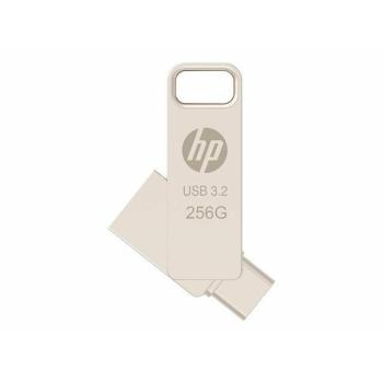 Unidad Flash USB PNY HP x206C 256GB OTG Tipo-C y Tipo-A, Metal, 120 MB/s