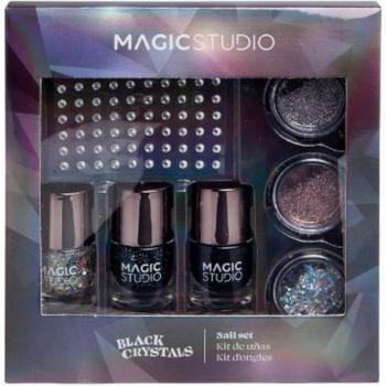 Magic Studio Black Crystal Complete Nail Set
