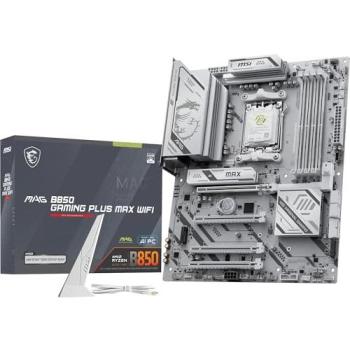 Placa Base MSI MAG B850 GAMING PLUS MAX WIFI AMD B850 AM5 DDR5 ATX con WiFi 7 y RGB