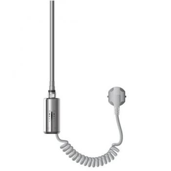 Elemento Calefactor Eléctrico 300W Cromado de Acero Inoxidable para Radiadores con Termostato, Control de Temperatura y Temporizador