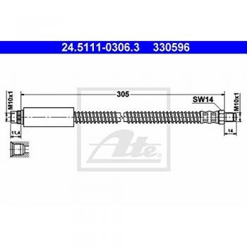 Ate 24.5111-0306.3 Accesorios y Mangueras de Frenos