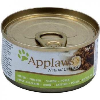 Applaws Chicken Kitten Food, 70 g, Pack of 24