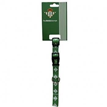 Betis Real Balompié, Collar para Perro, Talla S, Producto Oficial Real Balompié, Poliéster, Color Verde