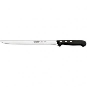 Arcos Serie Universal, Cuchillo Jamonero, Hoja de Acero Inoxidable Nitrum 240 mm, Mango de Polioximetileno, POM Color Negro