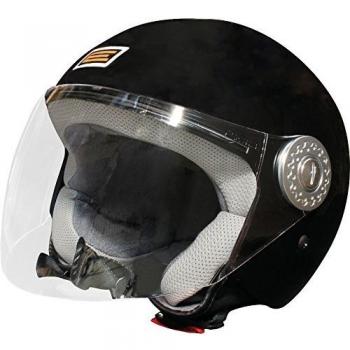 Origine Helmets Ecco Casco Jet, Negro Mate, S