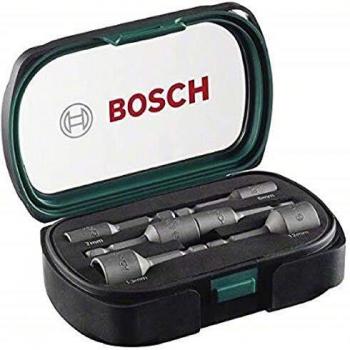 Bosch Professional 2607017313 Bosch 2607017313-Set con 6 Llaves de Vaso, 50mm, Set de 6 Piezas