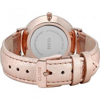 Cluse Reloj Analógico de Cuarzo para Mujer con Correa de Cuero – CL18030