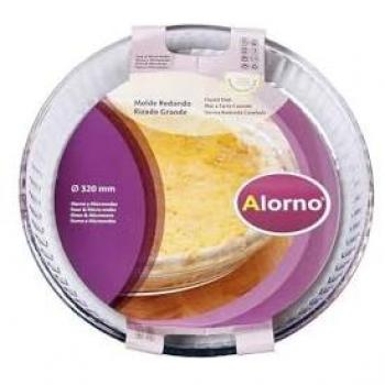 Molde Redondo Rizado de Cristal para Horno, Frigorífico y Microondas 260mm con Kit de Reparación de Pastillas de Freno 420125