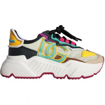 Dolce & Gabbana Multicolor Chunky Sole Low Top Sneakers Women Shoes - EU35/US4.5, Size: 2 UK, Size: 5 US