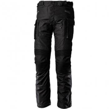 RST Pantalones de Moto Endurance SL Negros, pantalones textiles de motocicleta, color negro, talla 2XL