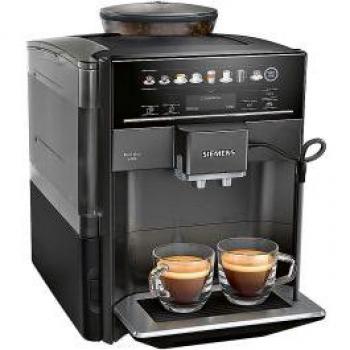 Siemens EQ.6 TE654319RW Máquina de Café Espresso Totalmente Automática con Molinillo Integrado y Capacidad de 1.7L en Color Negro