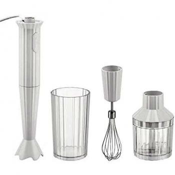 Batidora de Mano Alessi Plisse MDL10S W, 500W, Blanco con Accesorios