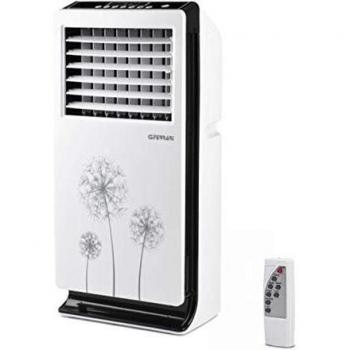 Climatizador Evaporativo G3 Ferrari Frío Digital 65W, Purificante, Capacidad de 2.5L, Control Remoto, Negro/Blanco