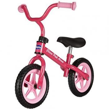 Chicco Bicicleta sin Pedales First Bike para Niños de 2 a 5 Años hasta 25 Kg, Bici para Aprender a Mantener el Equilibrio con Manillar y Sillín Ajustables, Color Rosa -para Niños de 2 a 5 Años