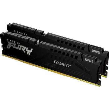 Memoria RAM Kingston FURY Beast 64 GB (2 x 32 GB) DDR5, modelo KF564C32BBEK2-64