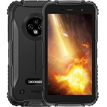 DOOGEE S35 [2022] Móvil Resistente, 4350mAh Batería, 4G Moviles Baratos y Buenos Android, 13MP Triple Cámara, 5.0 Corning Gorilla Glass Pantalla, 2GB RAM + 16GB ROM Smartphone Antigolpes, GPS, Negro