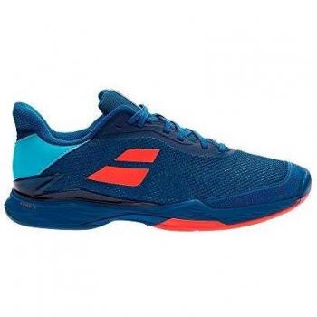 BABOLAT Jet TERE Clay Men, Zapatillas de Tenis para Hombre, Blue/Fluo Strike, 45 EU