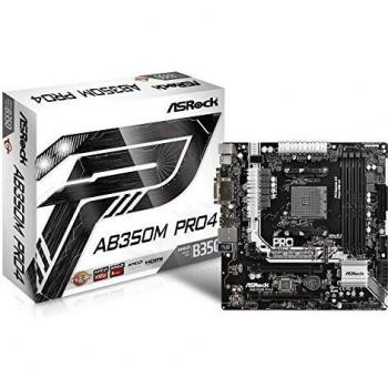 ASRock AB350M PRO4 motherboard black