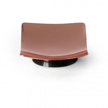 Gedy Elettra Jabonera, Acero Inoxidable, Cobre, Talla Unica