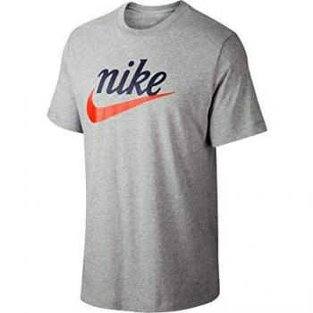 Nike Sportswear Heritage Camiseta, Hombre, dk Grey Heather, XL