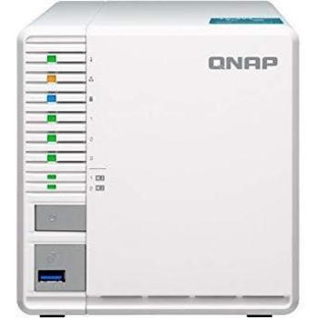 QNAP TS-351-2G SOHO 3-Bay NAS Servidor, Compatible con Mac y PC, Ethernet Torre Blanco, SSD 2.5/3.5/M.2 Soporte, RAID 0/1/5/JBOD, Intel Celeron J1800 2.41 GHz DC