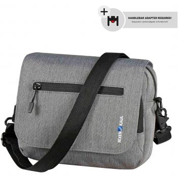 KLICKfix Smart Bag Touch Grey Handlebar Bag 1.8L