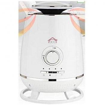 Estufa Cerámica Rotante 1800W con Termostato y Oscilación
