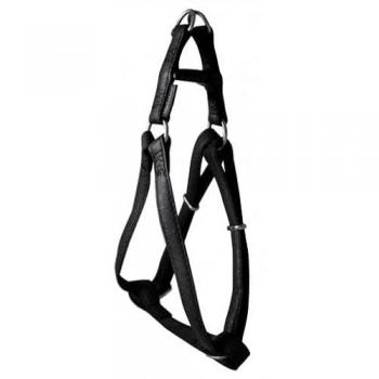 Arnés MacLeather Classic negro para perros 20mm x 50-75cm