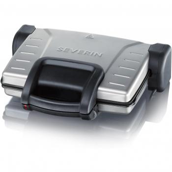 SEVERIN KG 2389 Plancha para asar y tostar, 1.800 W, color plateado y negro
