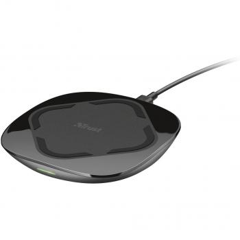 Trust Urban Cito15 - Cargador inalámbrico ultrarrápido para Smartphones Compatible con Qi, Negro