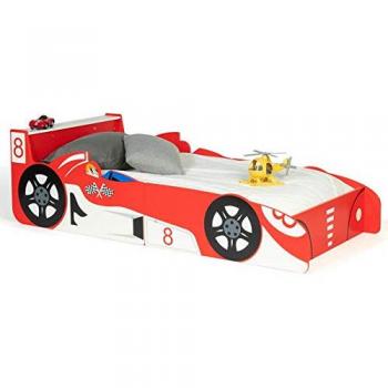 Cama infantil Fórmula 1 TEDDI 70 x 140 cm roja